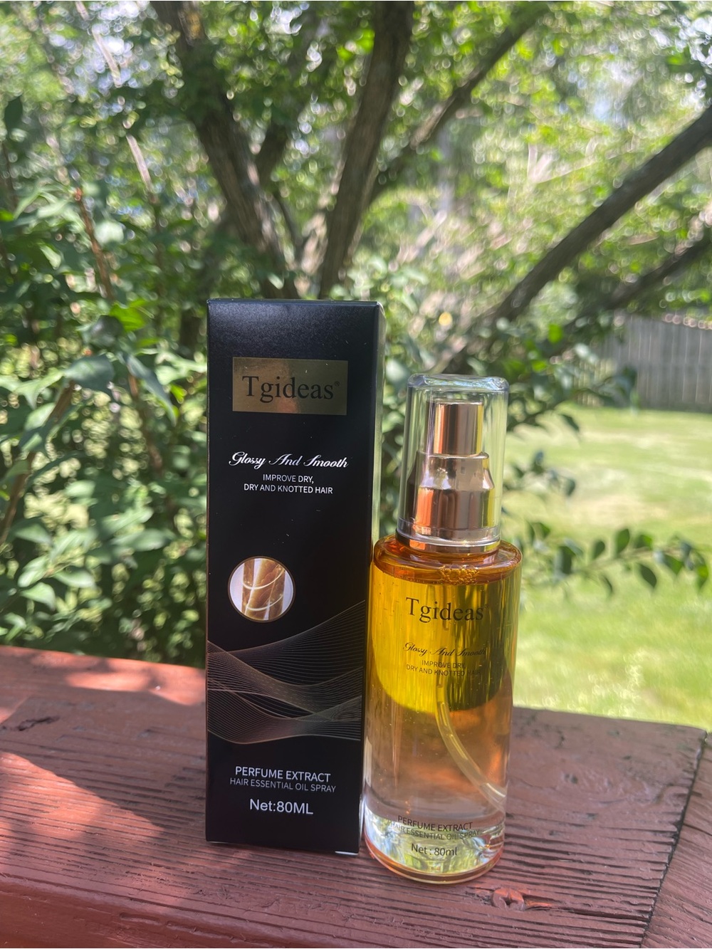 Hair Perfume Extract - Nourishing Hair Oil Spray in Golden Amber